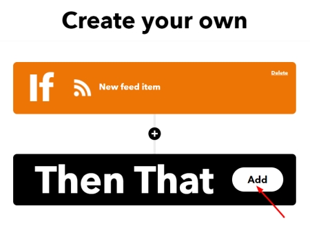 IFTTT select action